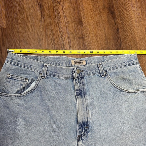 Wrangler Jeans Men Size 38 Blue Hero Original Mid Rise Zip‎ Workwear Denim - Picture 11 of 12